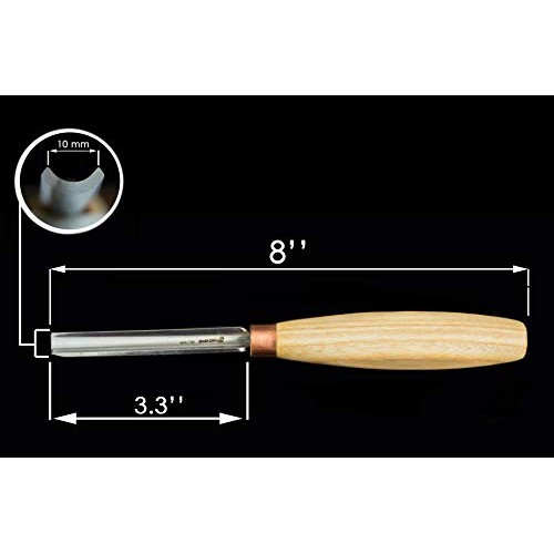 BeaverCraft Wood Carving Gouge K9/10 Woodworking Hand Chisel Compa...