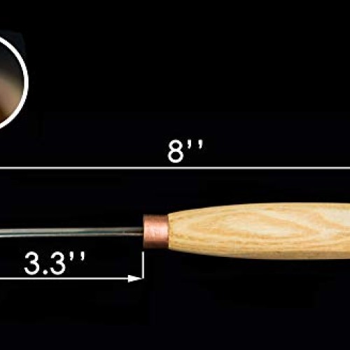 BeaverCraft Wood Carving V Gouge K12/02 Woodworking Hand Chisel Co...