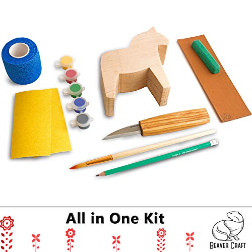 BeaverCraft, Wood Carving Whittling Hobby Kit for Adults and Teens...