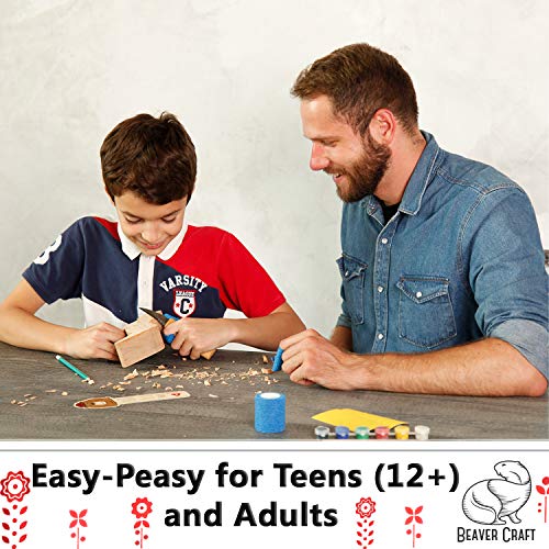 BeaverCraft, Wood Carving Whittling Hobby Kit for Adults and Teens...