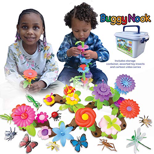 Buggy Nook Flower Garden Building Toys Set - Build Activity Garden...