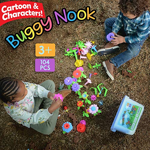 Buggy Nook Flower Garden Building Toys Set - Build Activity Garden...