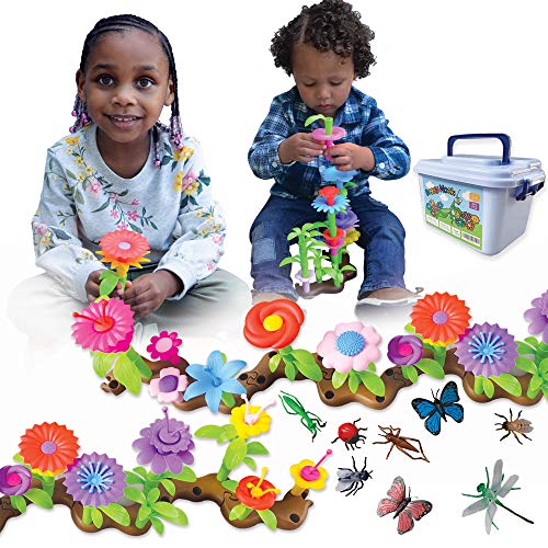 Buggy Nook Flower Garden Building Toys Set - Build Activity Garden...