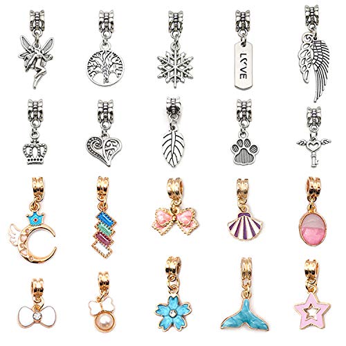 iCARNIVAL DIY Charm Bracelet Making Kit, with Pearl Cage Pendant J...