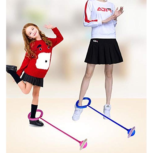 2 Pack Foldable Sports Swing Ball,Flashing Jumping Ring Children C...