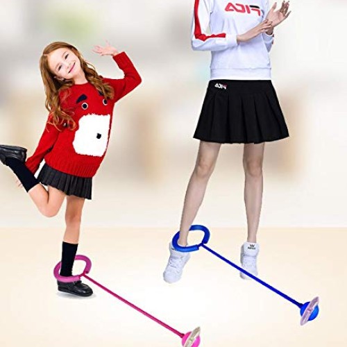 2 Pack Foldable Sports Swing Ball,Flashing Jumping Ring Children C...