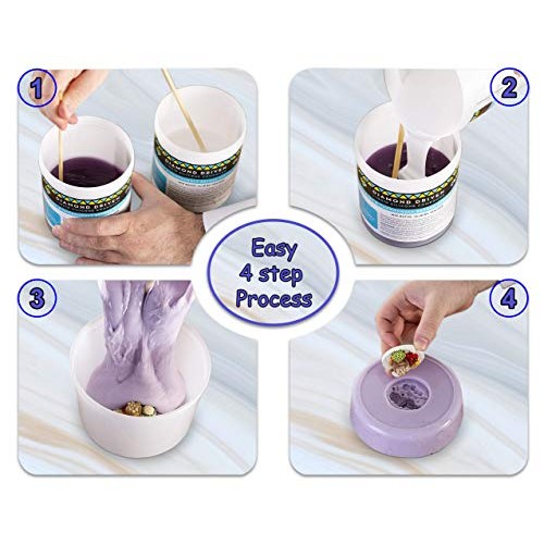 Silicone Mold Making Kit – Creative Silicone Molds for Art Project...