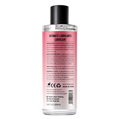 BED GAME No Rinse Water-Based Personal Lubricant, Strawberry Flavo...
