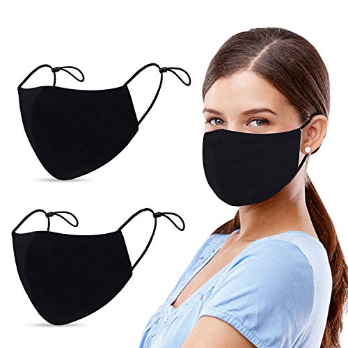 Belisy 3 Pack Adjustable Protective Reusable Dust Fashion Mouth Co...