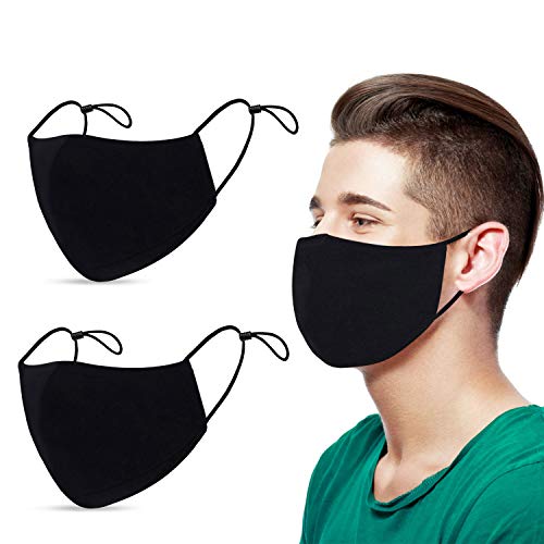 Belisy 3 Pack Adjustable Protective Reusable Dust Fashion Mouth Co...