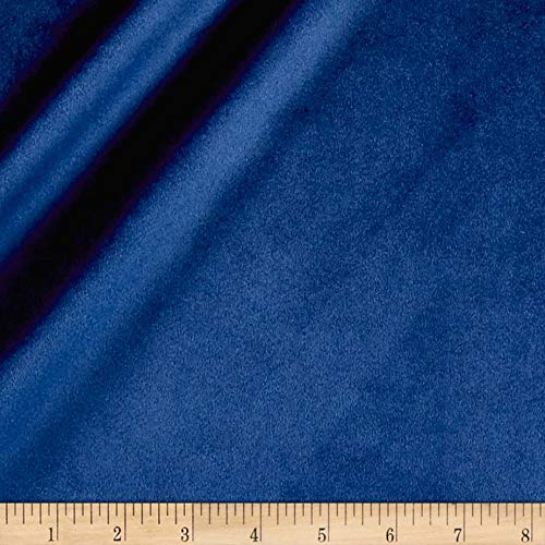 Bellagio Plush Darling Velvet Fabric, Navy, Fabric By The Yard