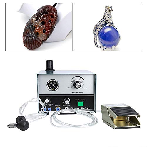 Double Ended Pneumatic Engraving Machine 0-4000PRM Double-head Air...