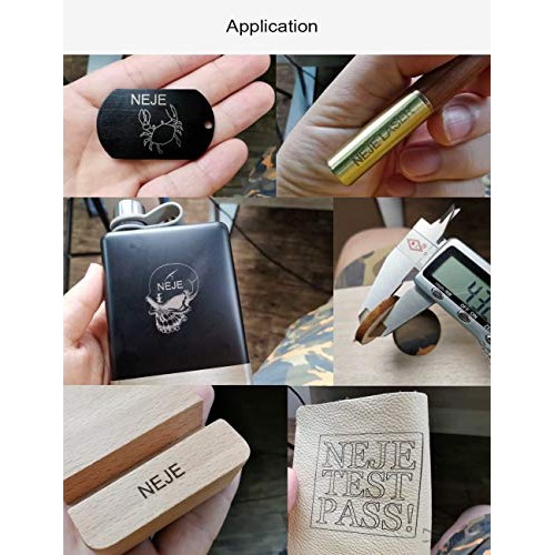 Laser Engraving Machine for Wood Plastic Leather Rubber Metal Carv...
