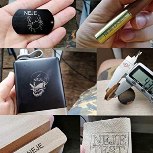 Laser Engraving Machine for Wood Plastic Leather Rubber Metal Carv...