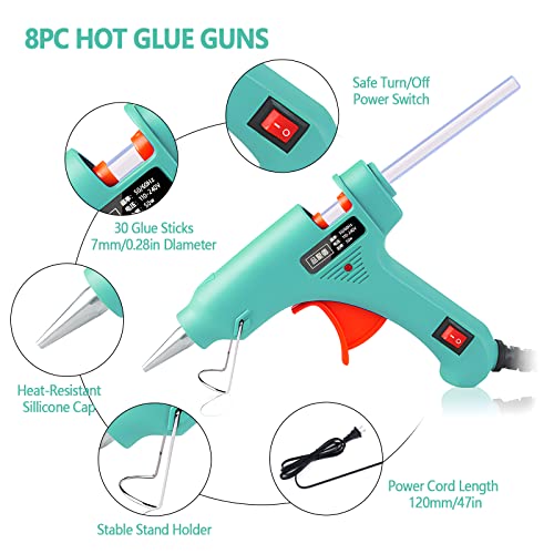 Mini Hot Glue Gun Kit for Class Project, Small Glue Gun Set, Kid H...