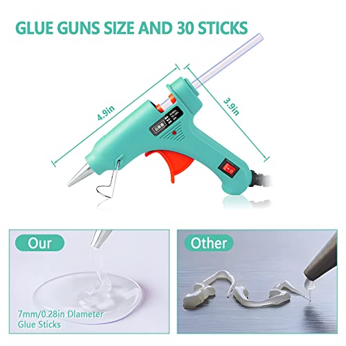Mini Hot Glue Gun Kit for Class Project, Small Glue Gun Set, Kid H...