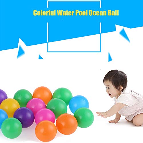 BELUPAID Plastic Ball,Pack of 100 Crush Proof Pit Balls - 6 Bright...