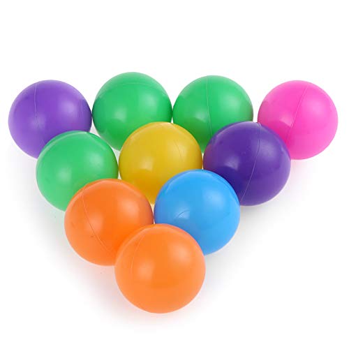 BELUPAID Plastic Ball,Pack of 100 Crush Proof Pit Balls - 6 Bright...