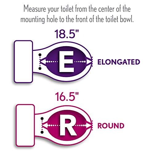 Bemis 1500EC 390 Lift-Off Wood Elongated Toilet Seat, 1 Pack, Cott...