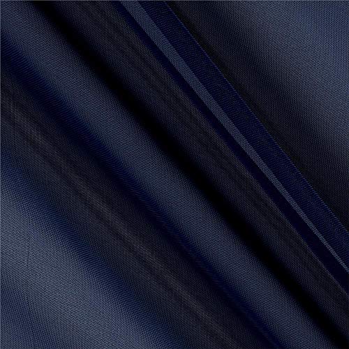 Ben Textiles 0448636 120in Sheer Voile Navy Fabric by the Yard