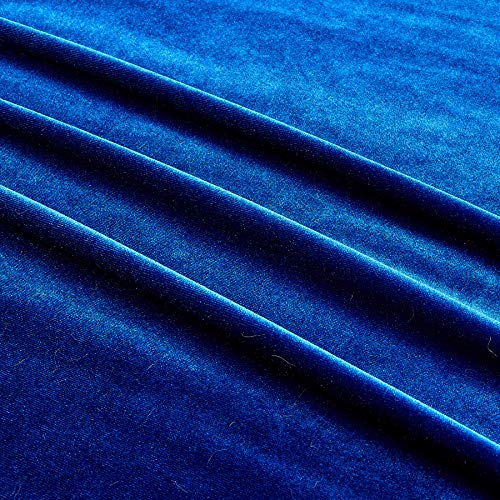 Ben Textiles 0540032 Stretch Velvet Royal Fabric by The Yard