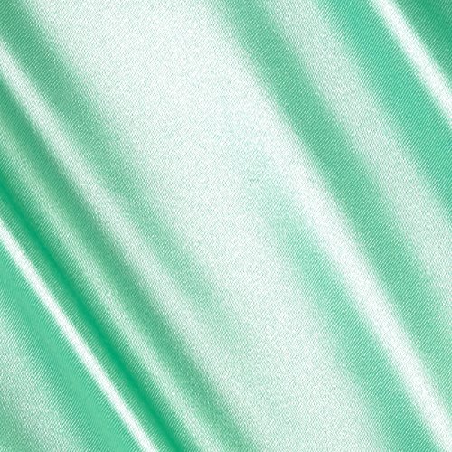 Ben Textiles Bridal Satin Fabric, Mint, Fabric by the yard