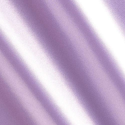 Ben Textiles Bridal Satin Lavender Fabric By The Yard
