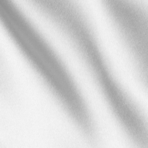 Ben Textiles Bridal Satin White Fabric By The Yard