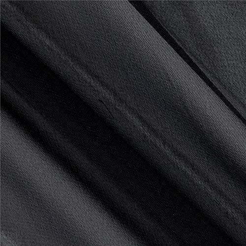 Ben Textiles Chiffon Solid Black Fabric By The Yard