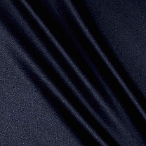 Ben Textiles Crepe Back Satin Navy Fabric By The Yard