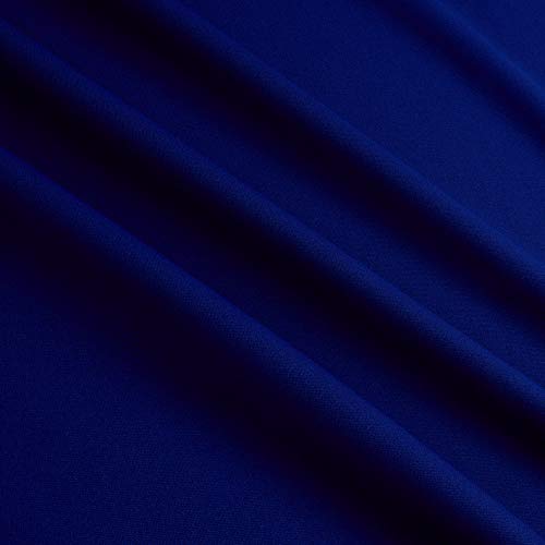 Ben Textiles Double Knit Fabric, Solid Royal, Fabric by the yard