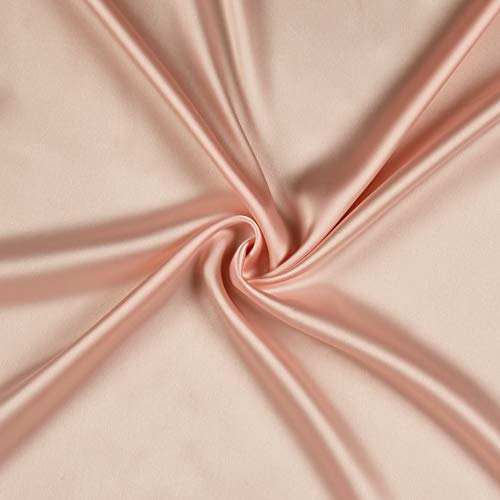 Ben Textiles Inc. Monaco Stretch Duchess Satin Peach 430, Fabric b...