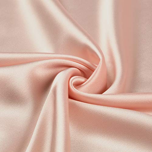 Ben Textiles Inc. Monaco Stretch Duchess Satin Peach 430, Fabric b...