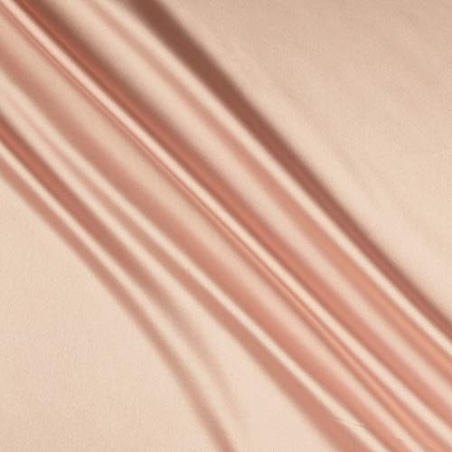 Ben Textiles Inc. Monaco Stretch Duchess Satin Peach 430, Fabric b...