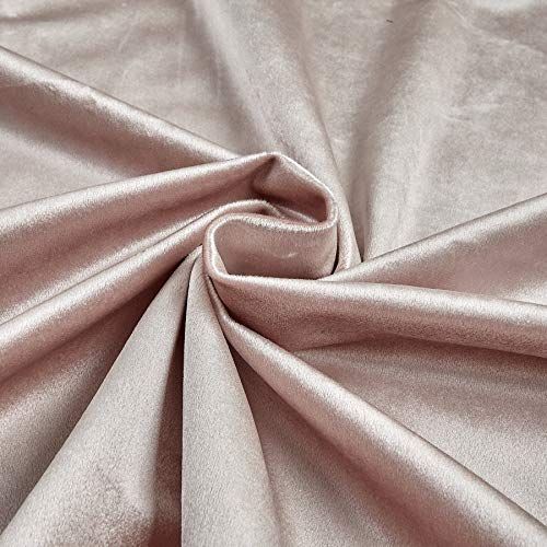 Ben Textiles Royal Velvet Blush Fabric by the Yard