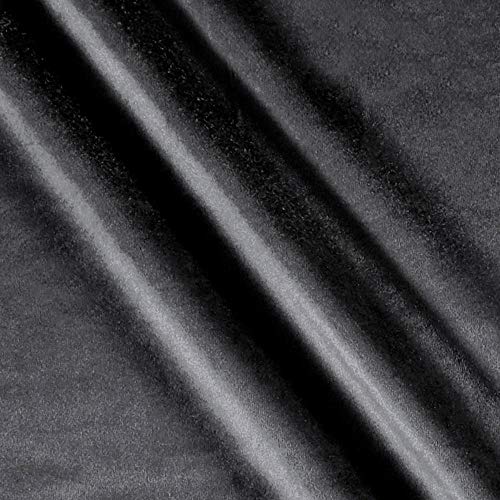 Ben Textiles Royal Velvet Grey Fabric by the Yard
