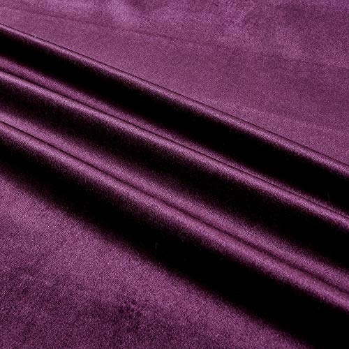 Ben Textiles Royal Velvet Plum Fabric by the Yard