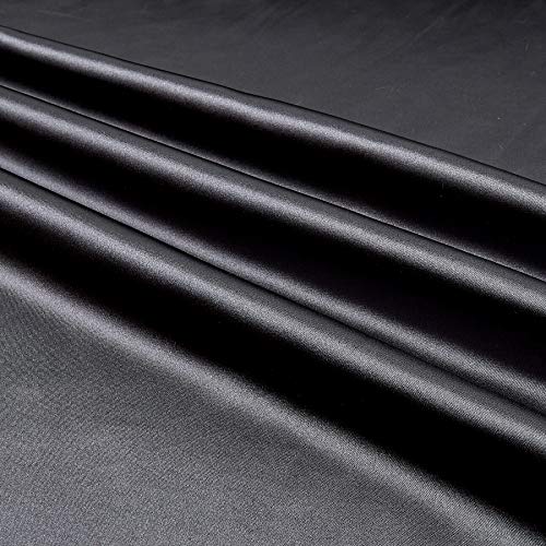 Ben Textiles Stretch Charmeuse Satin Gray Fabric By The Yard