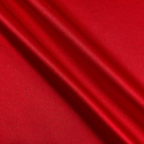 Ben Textiles Stretch Charmeuse Satin Red Fabric By The Yard