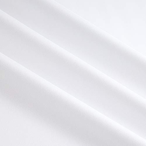 Ben Textiles Stretch LAmour Satin White Fabric by the Yard