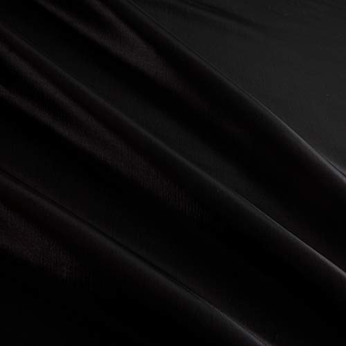 Ben Textiles Two Tone Taffeta Fabric, Black, Fabric by the yard