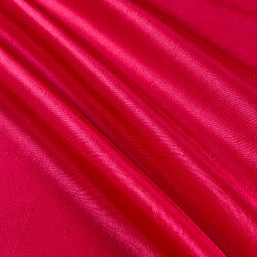 Ben Textiles Two Tone Taffeta Fabric, Hot Pink, Fabric by the yard