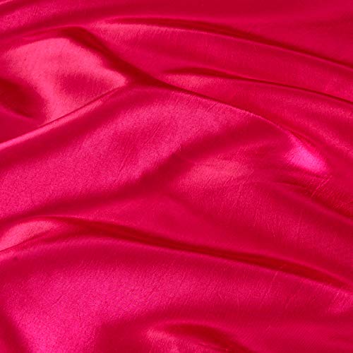 Ben Textiles Two Tone Taffeta Fabric, Hot Pink, Fabric by the yard