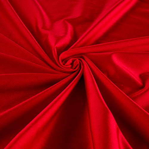 Ben Textiles 0450616 Nylon Lycra Spandex Athletic Knit Solid Red F...