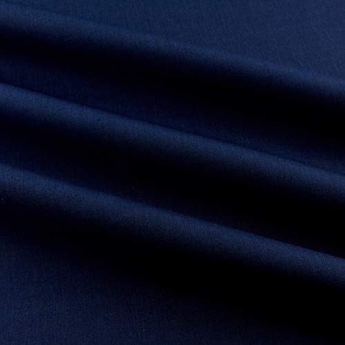 Ben Textiles 60in Poly Cotton Broadcloth Navy Fabric By The Yard