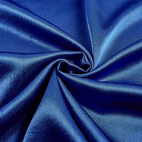 Ben Textiles Crepe Back Satin Royal Blue Fabric By The Yard