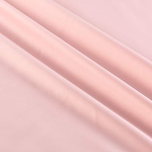 Ben Textiles Mi Amor Duchess Satin Blush Pink Fabric By The Yard