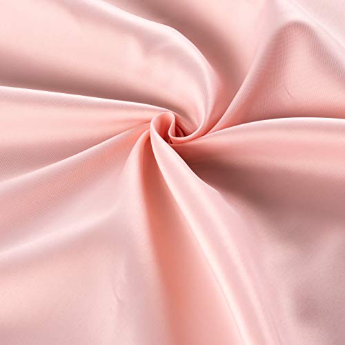 Ben Textiles Mi Amor Duchess Satin Blush Pink Fabric By The Yard