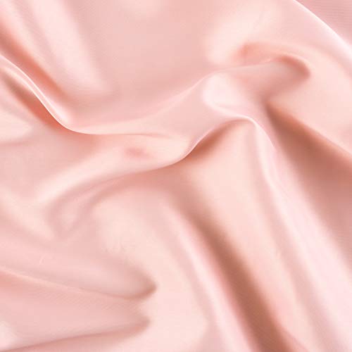 Ben Textiles Mi Amor Duchess Satin Blush Pink Fabric By The Yard