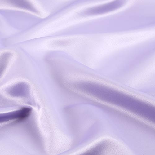 Ben Textiles Mi Amor Duchess Satin Lavender Fabric By The Yard
